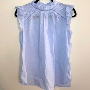 LOFT ruffle blouse
